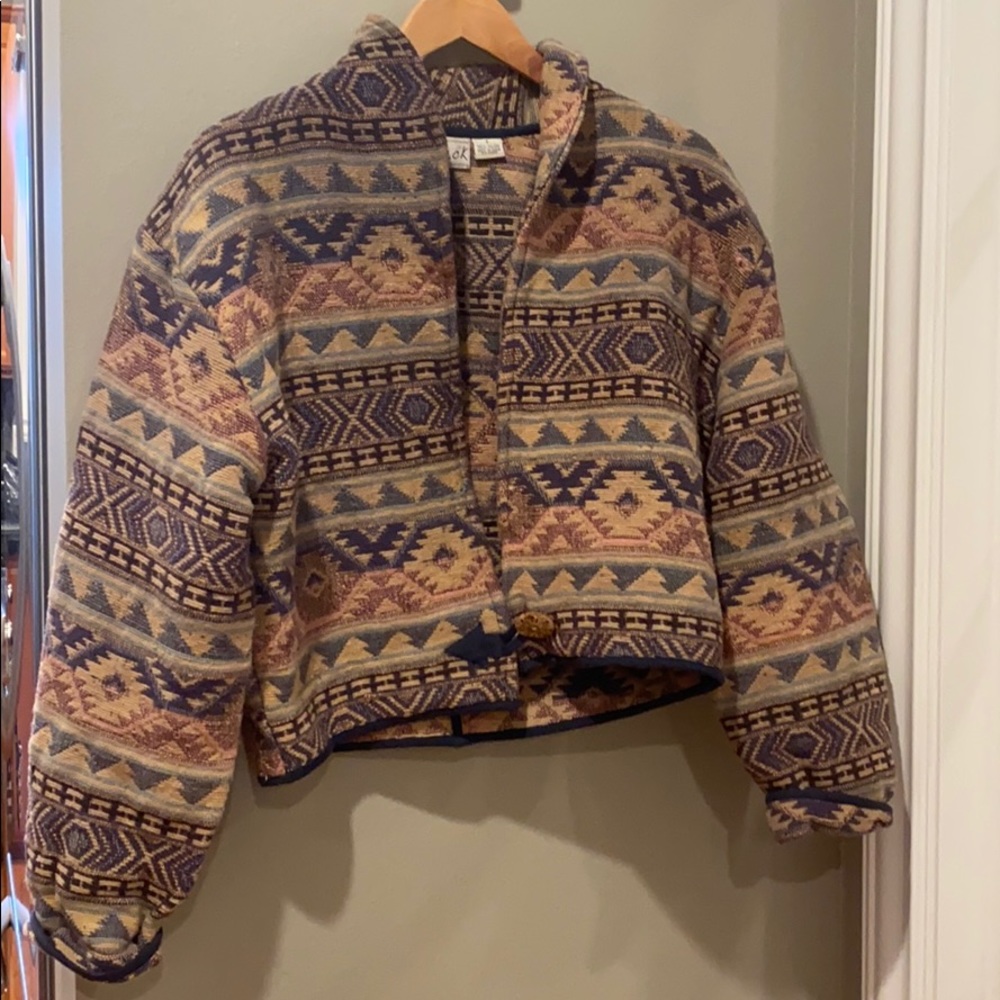 Vintage cotton woven jacket
